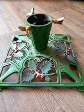 ? Vintage Christbaumständer aus Gusseisen – stabil & dekorativ ?