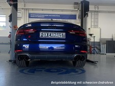  Sportauspuff-Komplettanlage mit Klappensteuerung Audi S5 B9 je 2x100mm