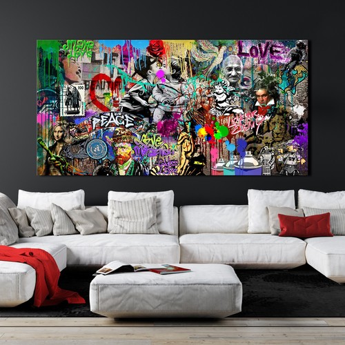 Banksy graffiti wandkunst - graffiti,