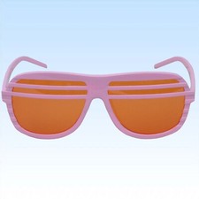 Atzenbrille Rosa Shutter