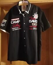 sportliches Herrenhemd mit Stickerei - Kurzarm -  Gr. 2XL / 3XL