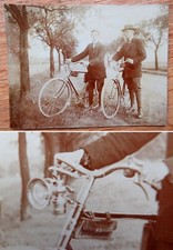 Altes Foto Oldtimer Fahrrad