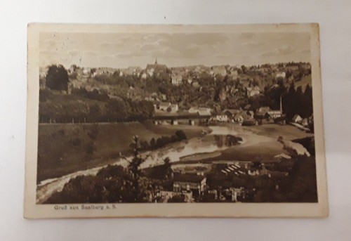 Alte gruß aus saalburg - ak,