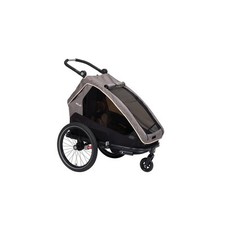kinderfahrradanhänger 20 monos grau/beige/anthrazit XLC Transport