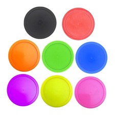 8x Air Hockey Pucks Mini Air Hockey Tischspiel für Spieltische Sportarten