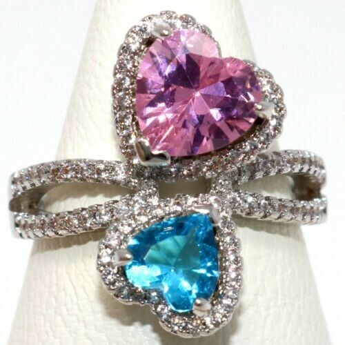 5ct herz saphir topas - herz,