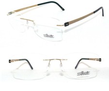 Silhouette BRILLE RANDLOS GOLD 5450 6051  SPX 5515 FASSUNG 5490 minimal ART ETUI