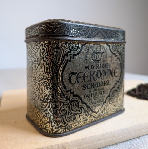 Blechdose antike art déco - blechdose,