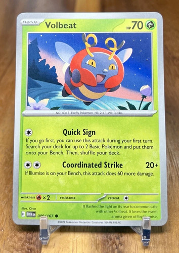 Volbeat twm 009 167 pokémon - volbeat,