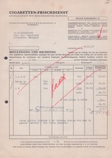 Rechnung Cigaretten