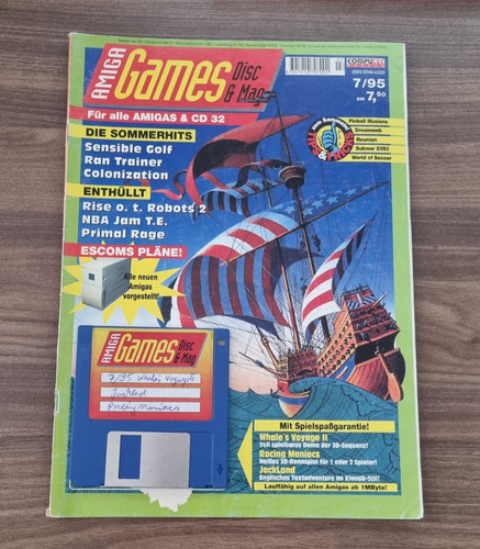 Amiga games disc mag - amiga,