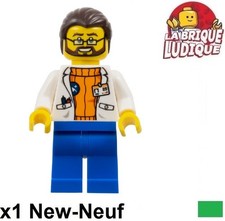 LEGO Figürchen Minifig City Arctic Scientist Wissenschaftler Bezel Badge cty0494