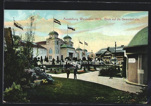 Wiesbaden ausstellung 1909 - wiesbaden,,