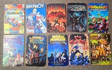 10 Blechschilder Games (Monkey Island, Rainbow Island, Metal Slug) u.a.