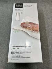 CASO DESIGN 2 Profi-Folienrollen, 30 x 600 cm, für Balken-Vakuumierer