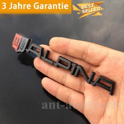 Glanz schwarz alpina emblem - glanz,