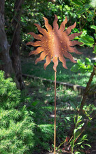 Gartenstecker sonne metall - sonne,
