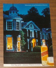 Vintage 1981 JOHNNIE WALKER Red Label Old Scotch Whisky Print Ad Werbung Deutsch