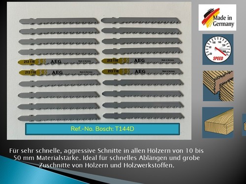 Stichsägeblätter für - 20,