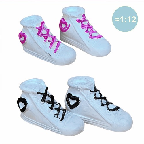 Miniatur schuhe turnschuhe - miniatur,
