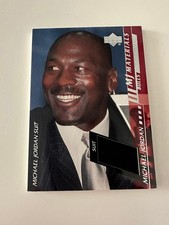 2000 Upper Deck Michael Jordan MJ Materials Suit Patch MJ1 Card Jordan Worn NBA