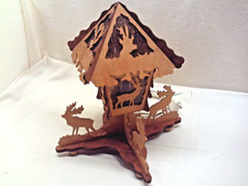 Erzgebirge Holz Tischlampe Reh