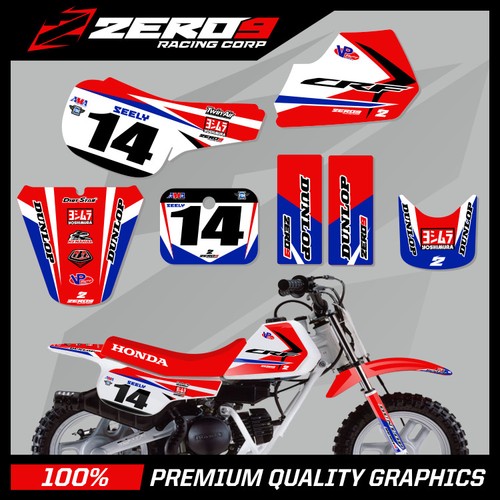 Honda qr50 motocross grafik - honda,