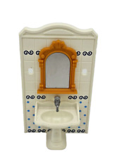 Playmobil Waschbecken Bad 5318 zu rosa Serie Villa Puppenhaus Nostalgie Möbel