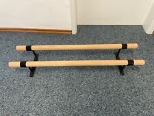  HARLEQUIN Europe 2 Ballettstangen BALLETT +2 Halterungen - zur Wandbefestigung 