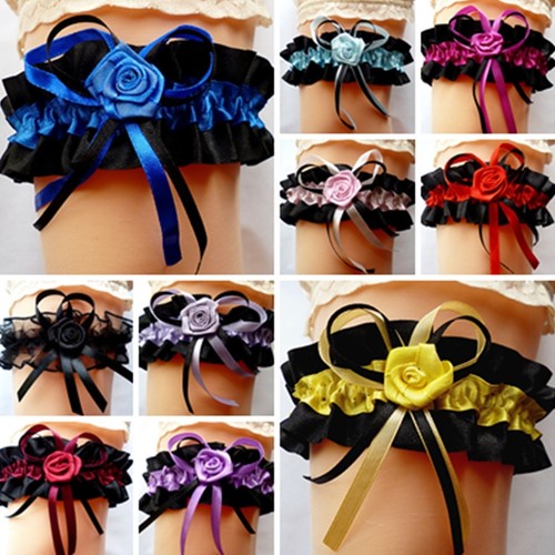 Braut satin strumpfband - braut, satin-strumpfband