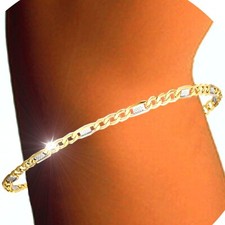 NEU 3,7 mm Armband echt Gold
