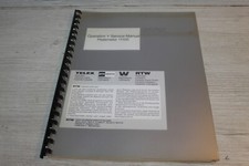 RTW ORIGINAL OPERATION+SERVICE MANUAL für PEAKMETER 1113E von 1990