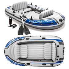 Schlauchboot Set Excursion 4 + Paddel + Pumpe Angelboot für 4 Personen von INTEX