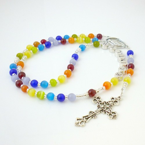 Regenbogen rosenkranz mit - regenbogen,