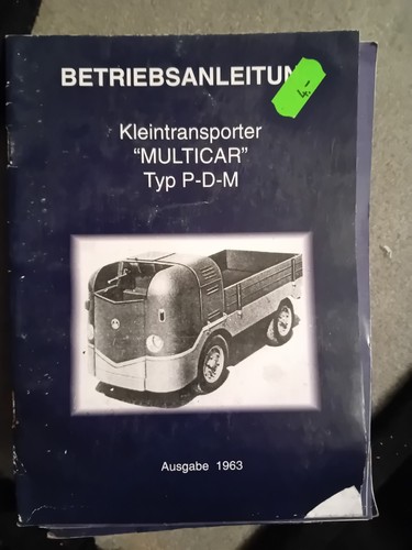 Multicar kleintransporter typ - multicar,