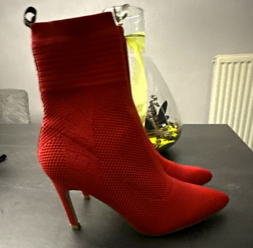 Buffalo damen stiefelette rot - damen,