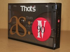 Taiyo Yuden That's AS 90 Audio Cassette Kassette TYPE IV Metal Top NEU !