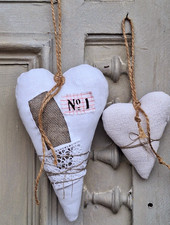 Set Stoffherz Spitze altes
