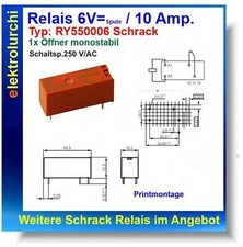 Relais Spule: 5-6V/ DC