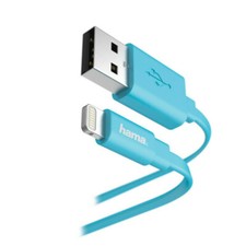 Hama Ladekabel Flach 1,2m Apple iPhone 6 7 8 X XS XR 11 Pro iPad Daten Kabel A44