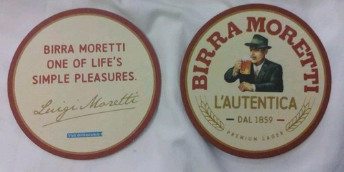 Bierdeckel birra moretti - birra,