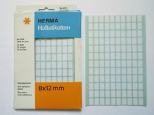 HERMA Haftetiketten Nr. 2310 * weiß * 12 x 8 mm (3.829 Stück)