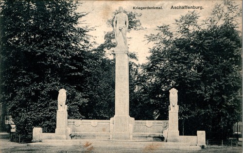 Gruss aus aschaffenburg - ak,