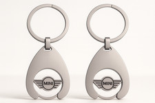 2X MINI Schlüsselanhänger mit Einkaufswagenchip Keyring Chip LIMITED