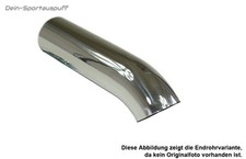 Fox Edelstahl Endrohr Ø 63mm rund L: 250mm Dieseloptik 45° Typ 28