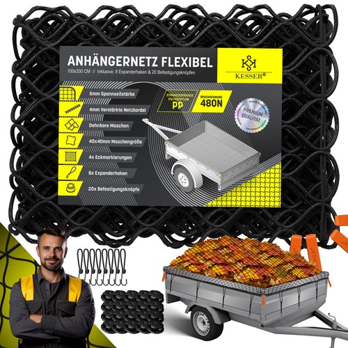 Kesser anhängernetz 1x2m - kesser®,