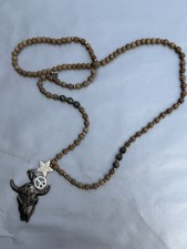 Lange Kette Holzperlern