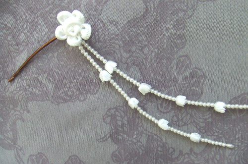 Kopfschmuck kommunion blüte - kopfschmuck,