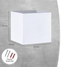 Wandleuchte Innen Wandlampe Flur Würfel Lampe Indirektes Licht Up Down Effekt G9
