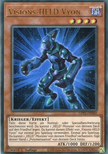 Yugioh visions held vyon - yugioh, 1x